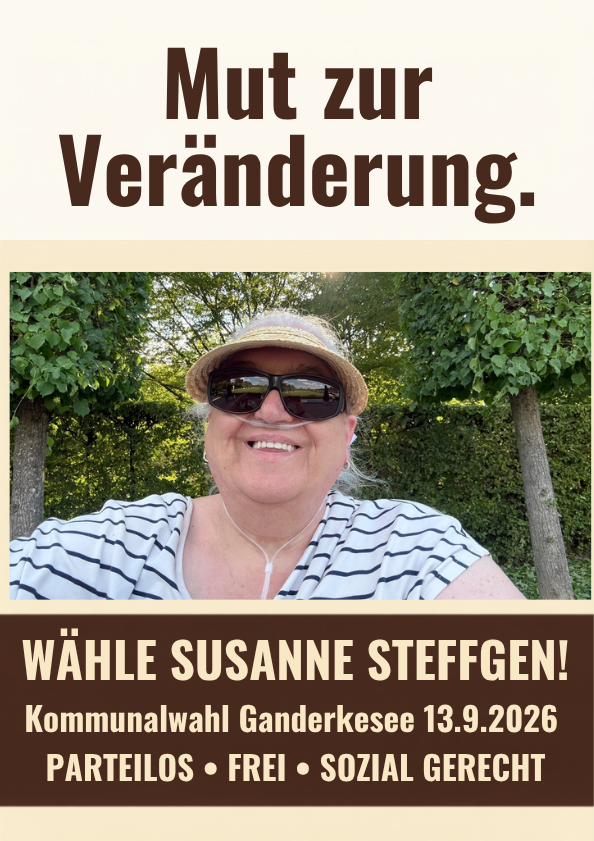 Plakaten hängen